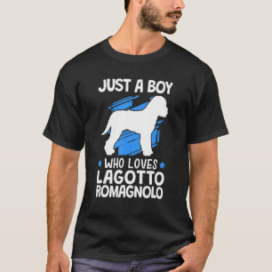 Camiseta Niño que ama el Lagot de Perro Truffle de Lagot a