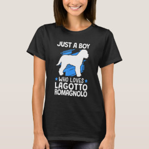 Camiseta Niño que ama el Lagot de Perro Truffle de Lagot a