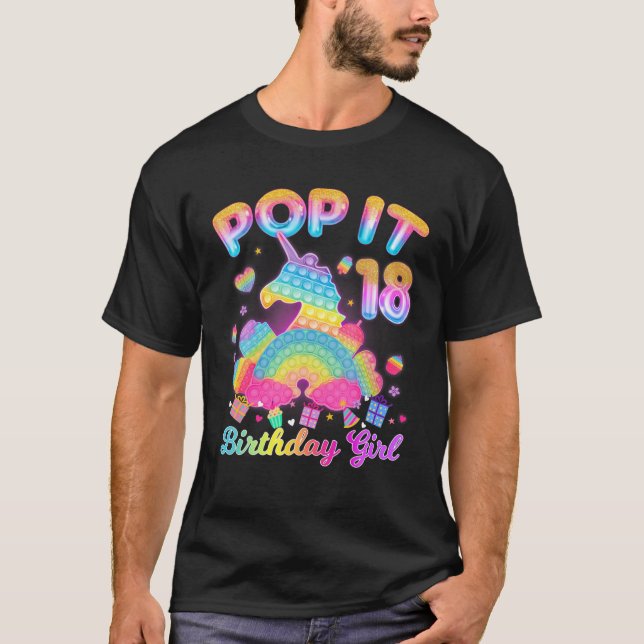 Camiseta Niño Que Pase 18 Años Chica De Cumpleaños 18 Años (Anverso)