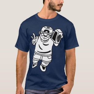 Camiseta Niño rapero de dibujos animados divertido