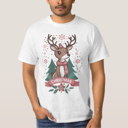 Camiseta Niño reno, Navidades felices