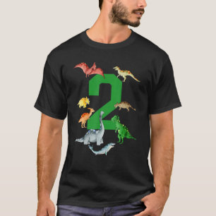 Camiseta Niño Rex Dinosaurio de 2 años de edad