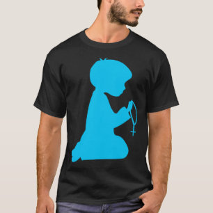Camiseta Niño rezandoEl Santo Rosario Católico