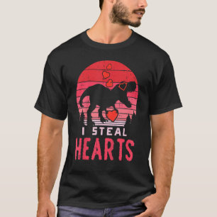 Camiseta Niño robo corazones Dino Trex niño pequeño bebé Va