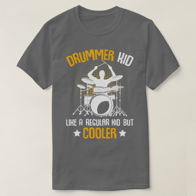 Camiseta Niño tambor tamboreo percusionista tambores niños  (Diseño del anverso)