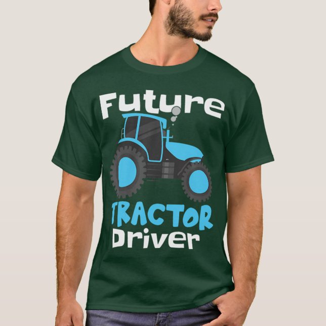 Camiseta Niño Tractor Agricultor (Anverso)