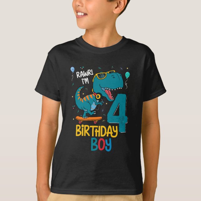 Camiseta Niño Trex 4 años (Anverso)