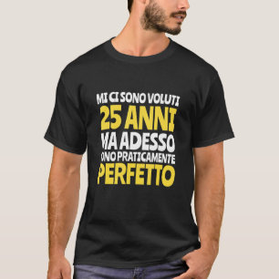 Camiseta Niño varón de cumpleaños de 25 años