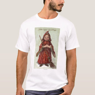 Camiseta Niño vestido en capa roja