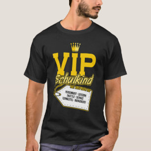 Camiseta Niño Vip De La Escuela Tiene Derecho A Catering De