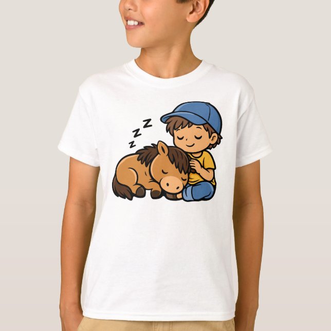Camiseta Niño y Caballo (Anverso)