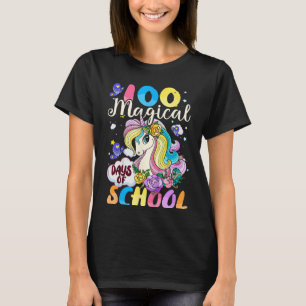 Camiseta Niños 100 Días De Aprendizaje Mágico 100 Días De S