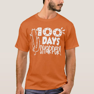 Camiseta Niños 100 días de escuela 100 días Cactus más agud