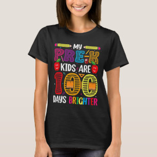 Camiseta Niños 100 Días De Estudiante Escolar