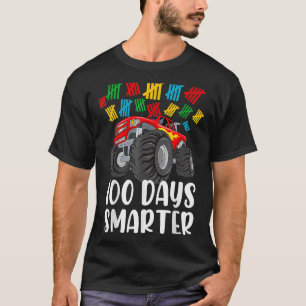 Camiseta Niños 100 días de monstruo escolar 100 Smarte