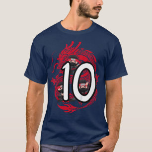 Camiseta Niños 10 años Ninja Dragon Costu