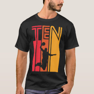 Camiseta Niños 10 Años Regalo De Amante De Baloncesto De Cu