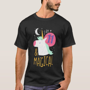 Camiseta Niños 11 Y Chica Magico 11º Partido De Cumpleaños