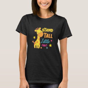 Camiseta Niños 1er cumpleaños Primer cumpleaños Giraffe Sta