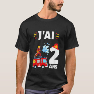 Camiseta Niños 2º Nacimiento Chico Fuego de Brigada Sapeurs