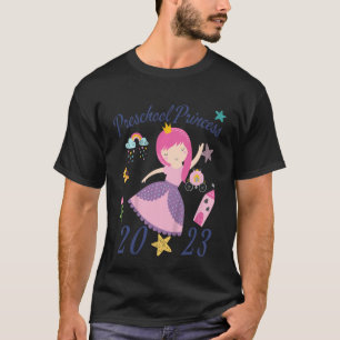 Camiseta Niños 2023 Chicas de ropa Princesa Feliz Primer Dí
