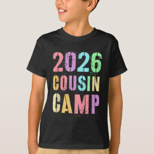 Camiseta Niños 2026 campamento de primos vacaciones familia
