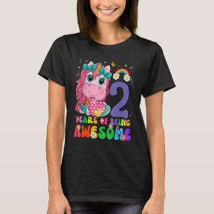 Camiseta Niños 2 años Chica de cumpleaños, princesa Unico