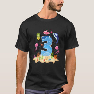 Camiseta Niños 3 años de edad Fiesta de cumpleaños número 3