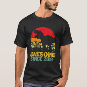 Camiseta Niños 3 cumpleaños Dinosaurios Trex Niño de 3 años