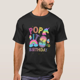 Camiseta Niños 3 cumpleaños Pop 3 años Fiesta de compras pa