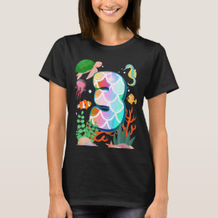 Camiseta Niños 3 Pescado de cumpleaños Tetra Aquarium subac
