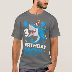 Camiseta Niños 3er cumpleaños Día del Niño Fiesta Temática