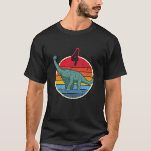 Camiseta Niños 4.º Cumpleaños I Brachiosaurus Diplodocument