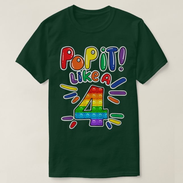 Camiseta Niños 4 Chicas de Cumpleaños Se Parecen A 4 Años (Diseño del anverso)
