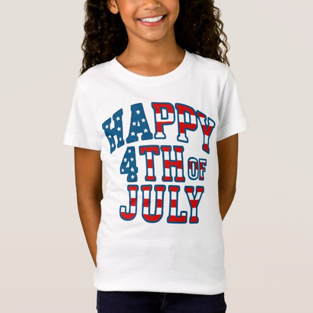 Camiseta Niños 4 de julio (Anverso)
