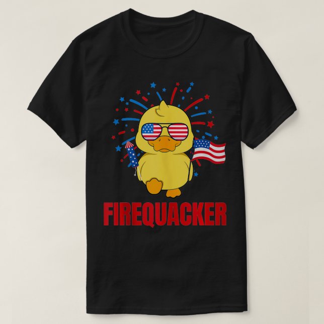 Camiseta Niños 4 de julio fiesta de fuegos artificiales de  (Diseño del anverso)