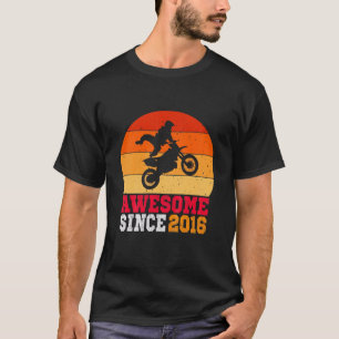 Camiseta Niños 5º Cumpleaños Bicicleta Sucia 5 Años Vintage
