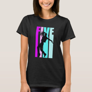 Camiseta Niños 5 Aniversario De Baile Para Chicas Hiphop Da