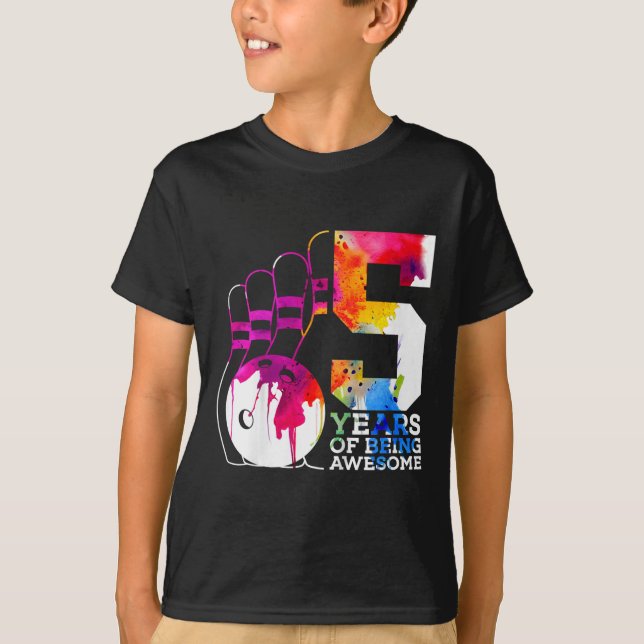 Camiseta Niños 5 Años De Ser Fabulosos Bolos 5 Años (Anverso)