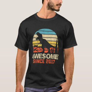 Camiseta Niños 5 cumpleaños Dinosaurios Rex Niño de 5 años