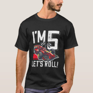 Camiseta Niños 5 Cumpleaños, Gran Premio Carreras, Deportes