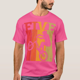 Camiseta Niños 5 niños 5 años niños 5 años 5 años BMX Bike 
