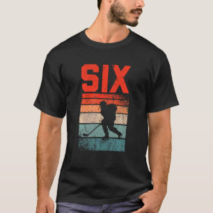 Camiseta Niños 6 años Retro Hockey sobre Hielo Niño 6 años