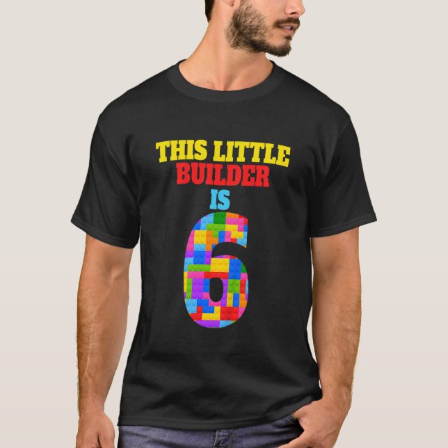 Camiseta Niños 6 cumpleaños 6 años Chica Bui (Anverso)