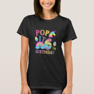Camiseta Niños 6 cumpleaños Pop 6 años Fiesta de compras pa