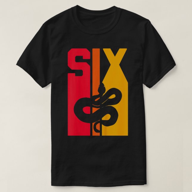 Camiseta Niños 6 cumpleaños Reptile Mascota de amante de la (Diseño del anverso)