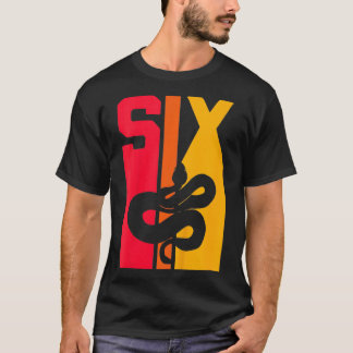 Camiseta Niños 6 cumpleaños Reptile Mascota de amante de la