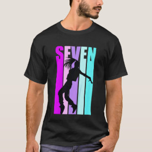 Camiseta Niños 7 Aniversario De Baile Para Chicas Hiphop Da
