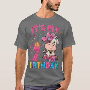 Camiseta Niños 7 años Chicas de vacas alucinantes si