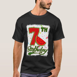 Camiseta Niños 7 años de edad sandía Frutas tropicales 7.º 